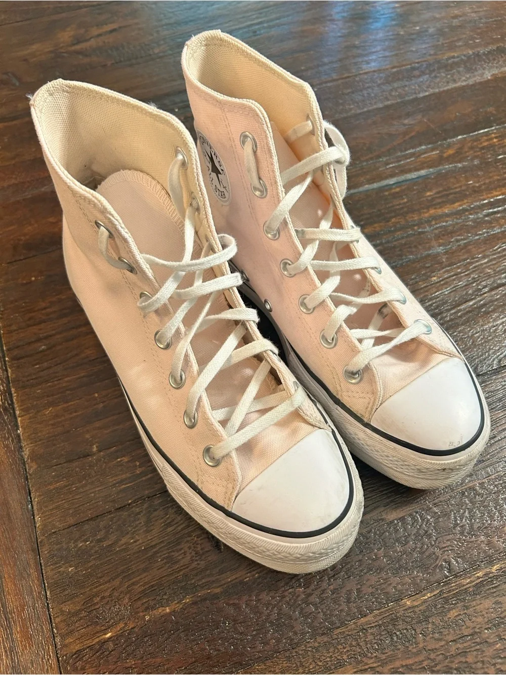Converse Chuck Taylor All Star Lift Platform Sneaker- Light Pink